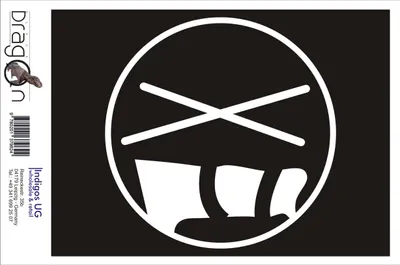 Produktbild von Aufkleber / Autoaufkleber - JDM / Die cut / Auto / OEM - Bad boy - 210x210mm weiß - Heckscheibe / Heckscheibenaufkleber