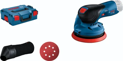 Image de Bosch GEX 12V-125 Professional Ponceuse excentrique sans fil 12 V 125 mm brushless + L-Boxx (0601372100) - sans batterie, sans chargeur