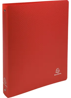 Produktbild von Exacompta 20x Ringbuch PP 700µ 4 Ringen Rücken 40mm A4 Überbreite Rot 512805E