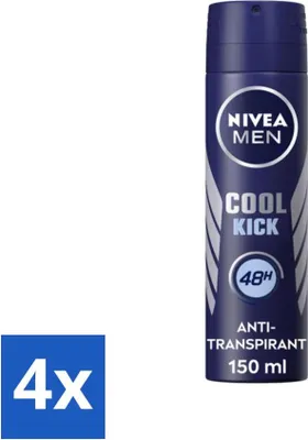 Produktbild von NIVEA Men Deodorant Spray Cool Kick 150 ml - Vorteilspack - 4 Stücke
