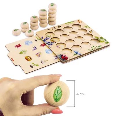 Image de Ulanik Memo Jeu pour enfants ECO Feuilles