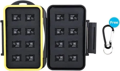 Obrázok produktu pre JJC Vodotesné puzdro na pamäťové karty pre 16 kariet Micro SD