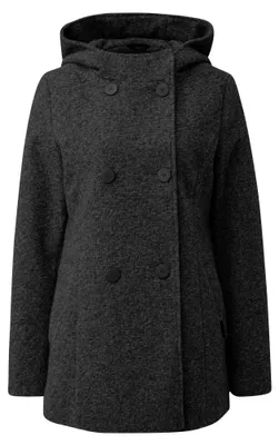 Produktbild von s.Oliver Outdoor Jacke Kurzmantel mit fixierter Kapuze und Knopfverschluss