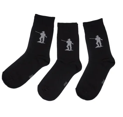 Produktbild von Herren Business Socken 3-er Pack aus Baumwolle Jäger Schwarz Größe 43-46