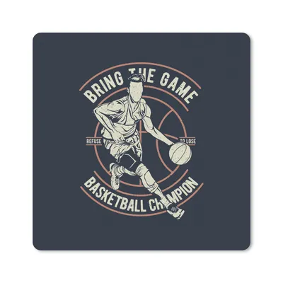 Produktbild von MuchoWow® Mauspad Mousepad Basketball - Sport - Jahrgang 30x30 cm - Mousepads - Maus Mat - Pad - Mausunterlage - Gaming