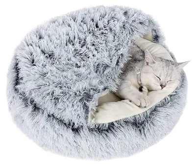 Produktbild von Katzenhöhle als Bett für gemütliches Schlafen und Wärme