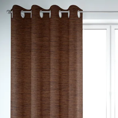 Produktbild von SCHÖNER LEBEN. Thermovorhang braun 245cm Aufhängung Ösen