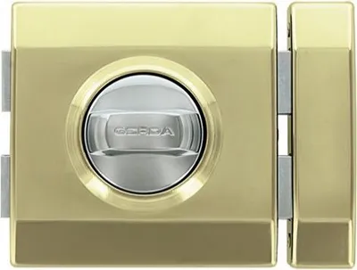 Image de Gerda G1000 PLUS serrure supérieure en laiton poli, 4 clés,  classe C