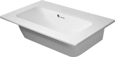 Image de Duravit ME by Starck Lavabo pour meuble Compact, avec trop-plein, sans trou pour robinetterie, avec plage de robinetterie, 630mm, 2342633260