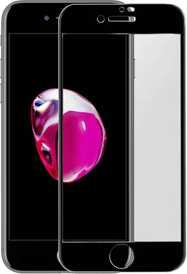 Obrázek produktu pro Avizar, ochranná fólie z tvrzeného skla pro Apple iPhone 7 Plus / 8 Plus, černá