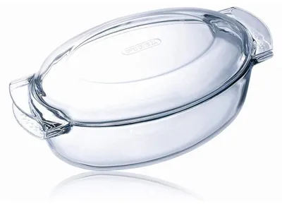 Immagine prodotto di Pyrex Casseruola Ovale Ocuisine In Vetro Borosilicato Con Coperchio 3 L