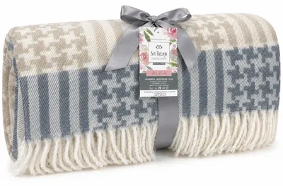 Produktbild von Kuscheldecke Sommerdecke Plaid 150x200 Plaid Pied-de-Poule