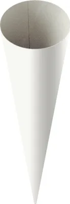 Produktbild von HEYDA 204870070 Schultüten-Rohling 70 cm Ø 19 cm weiss