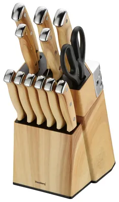 Productafbeelding van Klausberg Set keuken- en steakmessen in messenblok 69287
