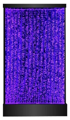 Produktbild von Wandpaneel LED Wasserwand Wasser Wände Wasser Blasen Wand Waterwall 50x180cm Neu