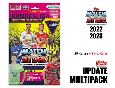 Immagine prodotto di Topps - Partita della Bundesliga Attax 2022/23 Multipack