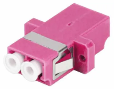 Immagine prodotto di Lanberg FA-LCUP-MD41-0001-VT LANBERG Fiber Optic Adapter MM LC/UPC DUPLEX OM4