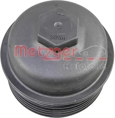 Produktbild von METZGER Deckel Ölfiltergehäuse 2370036 für AUDI A4 Avant (8K5, B8) Kunststoff