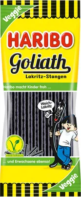 Produktbild von Haribo Goliath Lakritz Stangen 125g