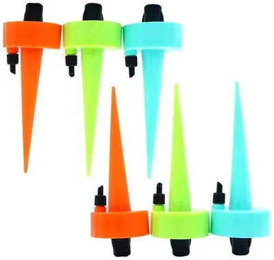 Immagine prodotto di Sistema di irrigazione automatico per piante, 6 pezzi, sistema di irrigazione regolabile per piante da appartamento, fiori e giardino.