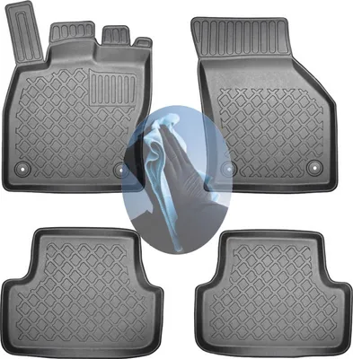 Produktbild von Z518990 TPE-Gummifußmatten kompatibel mit  Seat Leon Cupra 3 5F Schrägheck Hatchback 5-türer 2012-2020
