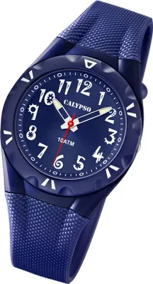 Immagine prodotto di Calypso orologio da donna Analogico K6064/3 orologio da polso in plasticaPoliuretanoblu scuro UK6064/3