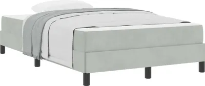 Obrázok produktu pre vidaXL Box spring posteľ s matracom svetlo sivá 120 x 220 cm látka