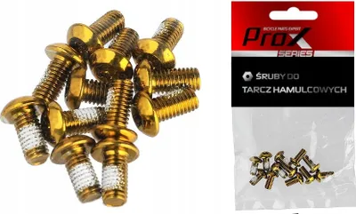 Zdjęcie produktu dla Prox 12 Zatrzaski Hamulcowe Złote M5X10Mm