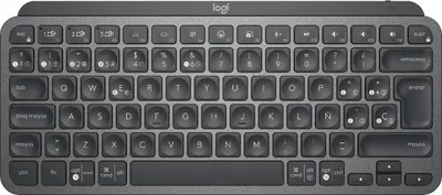 Zdjęcie produktu dla Logitech MX Keys Mini, Mini, Bezprzewodowy, RF Wireless + Bluetooth, QWERTY, LED, Grafitowy