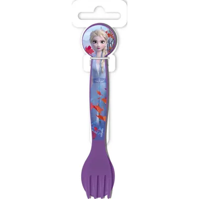 Produktbild von Disney Frozen Kinderbesteckset Gabel und Löffel Kunststoff Länge ca. 16 cm