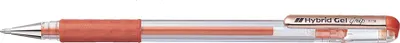 Produktbild von Pentel K118-ME, Verschlossener Gelschreiber, Braun, Braun, Transparent, Kunststoff, Rund, Beidhändig