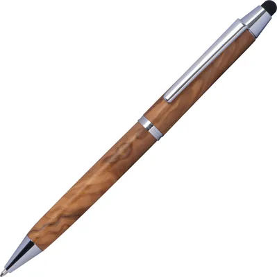 Produktbild von Touchpen Holz Kugelschreiber / aus Olivenholz