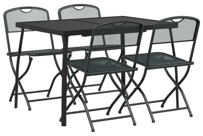 Produktbild von vidaXL Gartenmöbel Set 5 stk. Anthrazit Eisen und Stahl
