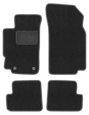 Immagine prodotto di Tappetini in moquette per Peugeot 406 1995-2004 (coupé) – set 4 pezzi, grigio grafite, su misura – Wielganizator LUX