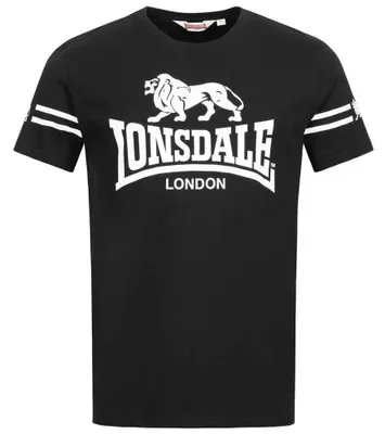 Produktbild von Lonsdale Aldeburgh Kurzarm-t-shirt Schwarz 3XL Mann Schwarz 3XL