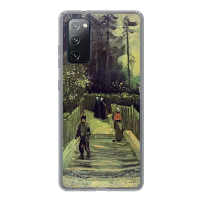 Produktbild von MuchoWow® Handyhülle Schutzhülle Hülle für Samsung Galaxy S20 FE Schräger Weg in Montmartre - Vincent van Gogh Silikon Softcase Handy Hülle - Abdeckung