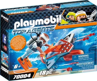 Produktbild von PLAYMOBIL SPY TEAM Underwater Wing, 70004