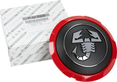 Produktbild von Original Fiat Nabendeckel Felgendeckel Grau Rot Fiat 500 Abarth ab 2016 52039524