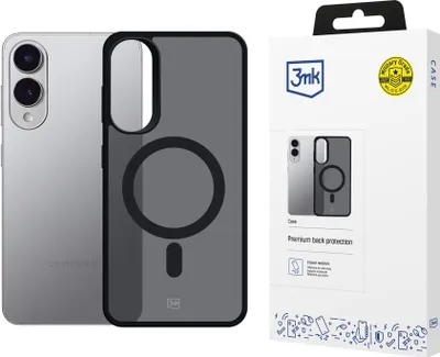 Produktbild von 3mk Schutzhülle Smoke MagCase für Samsung Galaxy S25 Edge Backcover kompatibel mit MagSafe