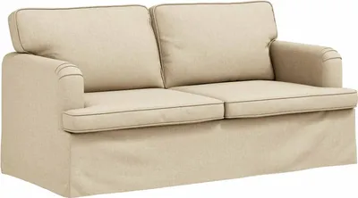Obrázok produktu pre vidaXL Pohovka krémová 162 x 80 x 85 cm látková