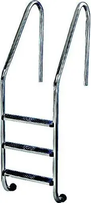 Obrázek produktu pro Standardní žebřík 3 schody z nerezové oceli, protiskluzový - FLEXINOX - 87112934