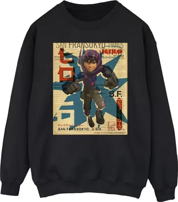 Produktbild von Disney - "Big Hero 6" Sweatshirt für Herren BI15074 (5XL) (Schwarz)