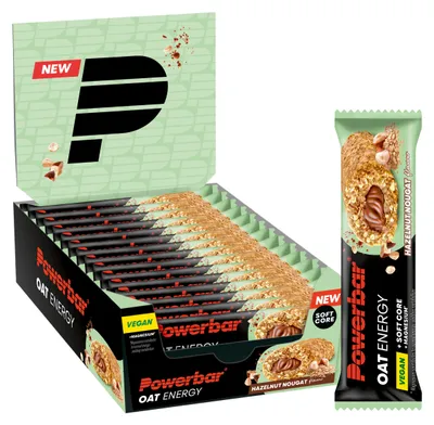 Produktbild von Powerbar Oat Energy Hazelnut Nougat 15x50g veganer Haferriegel