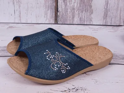 Produktbild von BEFADO Damen Hausschuhe Blau 37