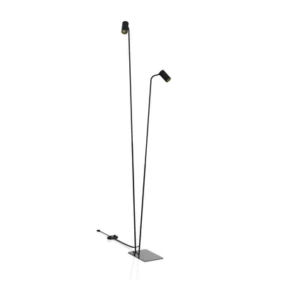 Image de Nowodvorski MONO 7718 Lampe sur pied LED acier, noir