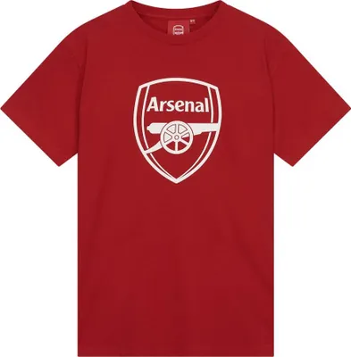 Immagine prodotto di Maglietta dell'Arsenal per bambini - Taglia 128 - Merchandising ufficiale da tifosi - Calcio - 100% cotone - Rossa