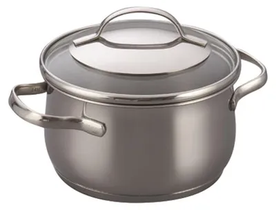 Produktbild von Kelomat Torrano Mini Topf Ø14 cm 1,2 Liter Edelstahl Induktion