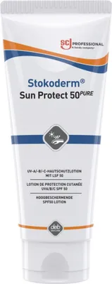 Produktbild von UV-Hautschutzcreme Stokoderm Sun Protect 50 PURE 100 ml unparfmiert