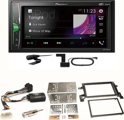 Produktbild von Pioneer DMH-A3300DAB Bluetooth MP3 DAB+ USB Einbauset für Suzuki Grand Vitara JT