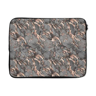 Produktbild von MuchoWow® Laptop Hülle 15 Zoll Marmor - Roségold - Steine Laptoptasche - Laptoptasche - Sleeve - Rundum-Schutz